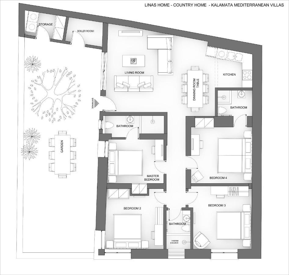 Linas Home - Kalamata Mediterranean Villas 外观 照片